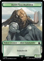 Alien Salamander // Mutant Double-Sided Token (16 // 18) [Universes Beyond: Doctor Who]