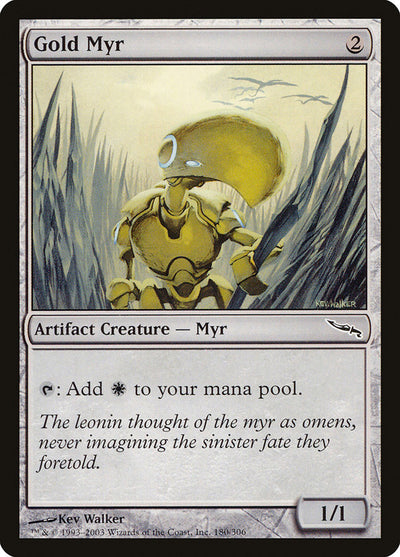 Gold Myr (180) (Mirrodin)