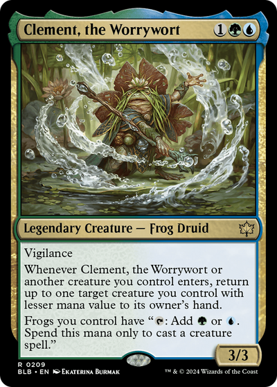 Clement, the Worrywort (209) (Bloomburrow)