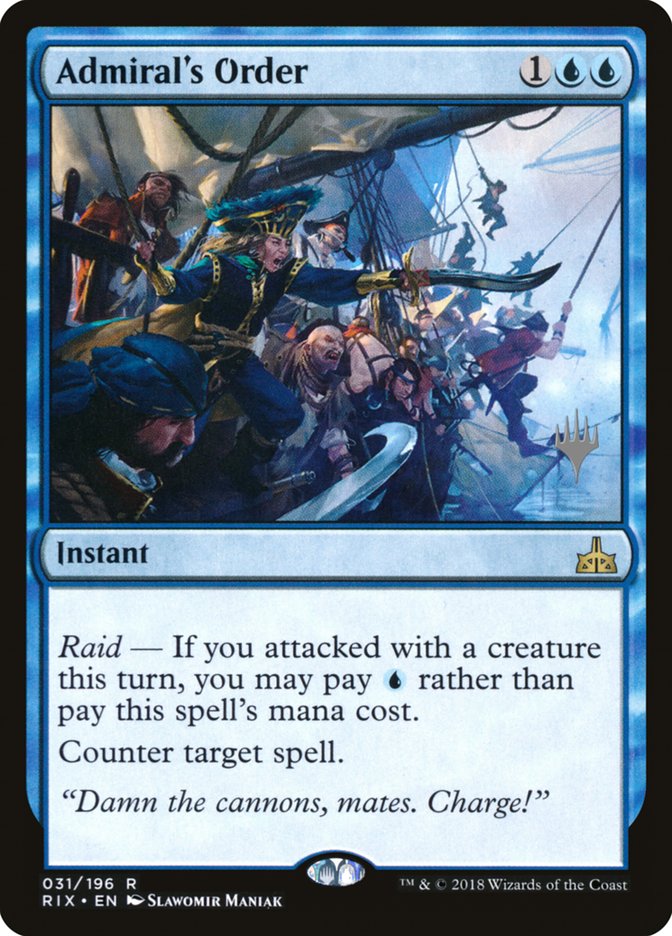 Admiral's Order (31) [Core Set 2020]
