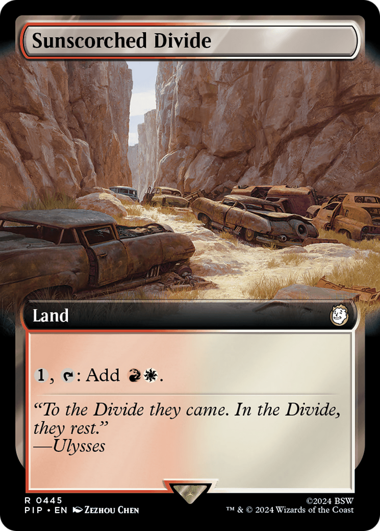 Sunscorched Divide (Extended Art) (445) (Universes Beyond: Fallout)