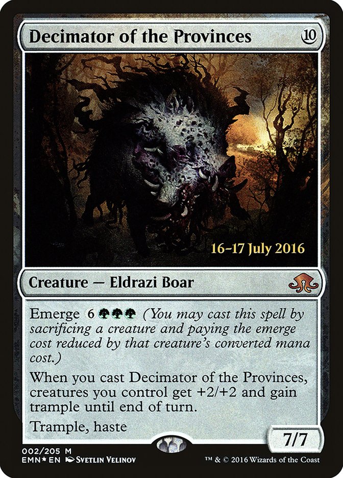 Decimator of the Provinces (2) [Prerelease Cards]