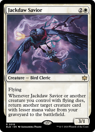 Jackdaw Savior (18) (Bloomburrow)
