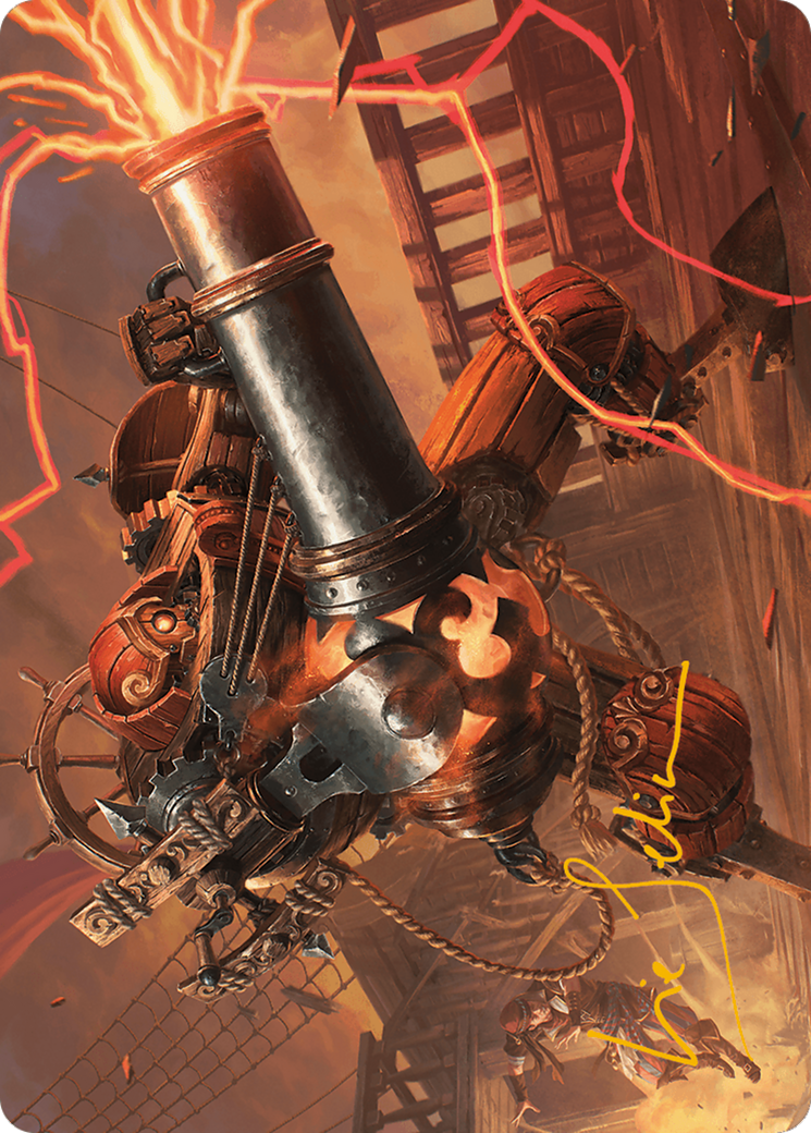 Blaster Hulk Art Card (Gold-Stamped Signature) (31) [Modern Horizons 3]