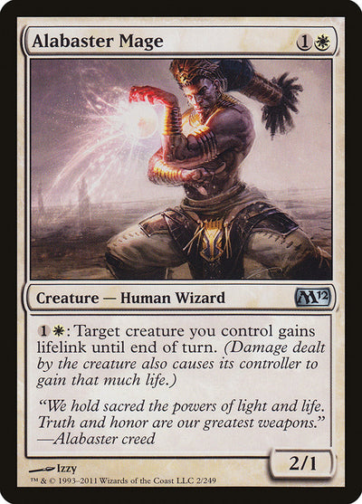 Alabaster Mage (2) (Magic 2012 (M12))