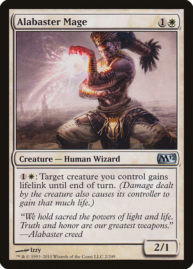 Alabaster Mage (2) (Magic 2012 (M12))