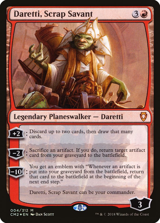 Daretti, Scrap Savant (4) [Commander Anthology Volume II]