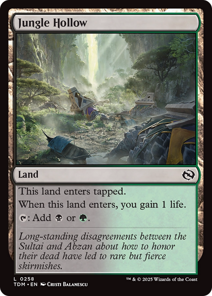 Jungle Hollow (258) (Tarkir: Dragonstorm)
