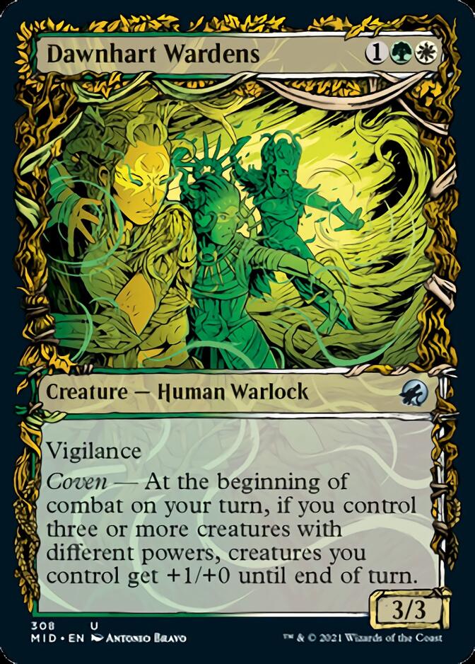 Dawnhart Wardens (Showcase) (308) [Innistrad: Midnight Hunt]