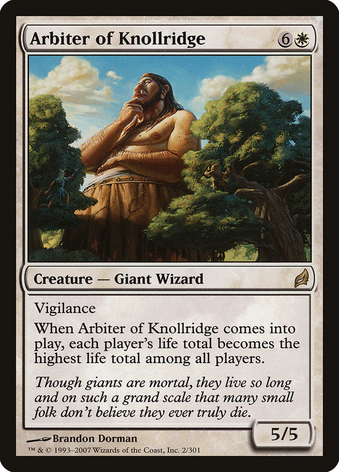 Arbiter of Knollridge (2) [Lorwyn]
