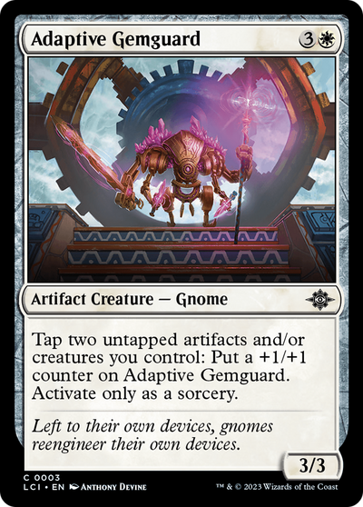 Adaptive Gemguard (3) [The Lost Caverns of Ixalan]