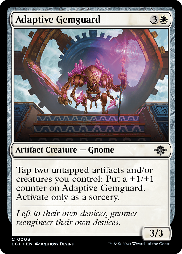 Adaptive Gemguard (3) [The Lost Caverns of Ixalan]