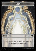 Copy // Zombie Double-Sided Token (27 // 11) [Murders at Karlov Manor]