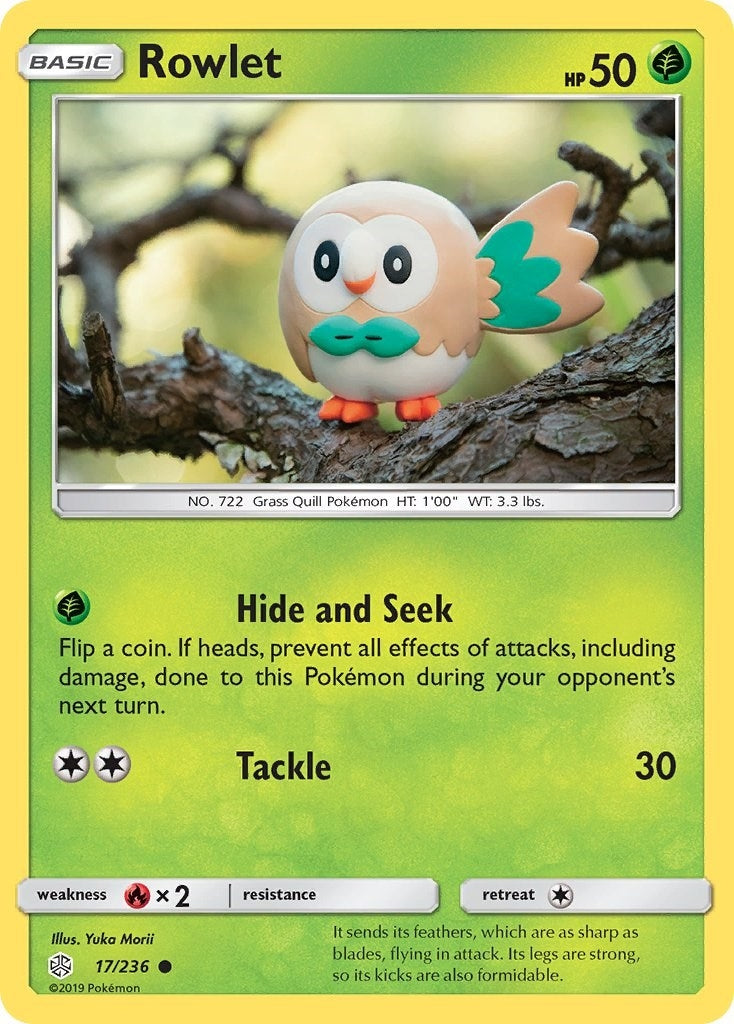 Image for Rowlet (17/236) [SM - Cosmic Eclipse] - Pokemon