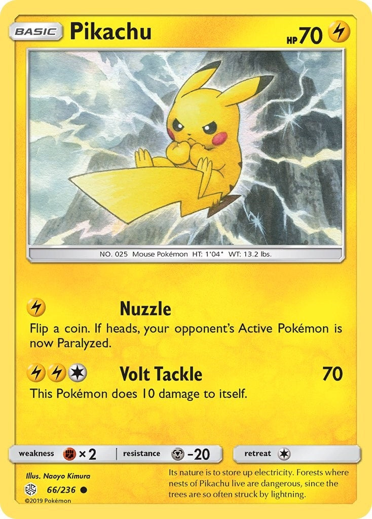 Image for Pikachu (66/236) [SM - Cosmic Eclipse] - Pokemon