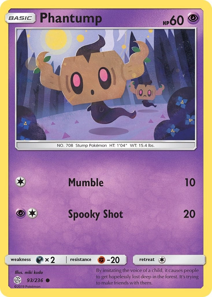 Image for Phantump (93/236) [SM - Cosmic Eclipse] - Pokemon