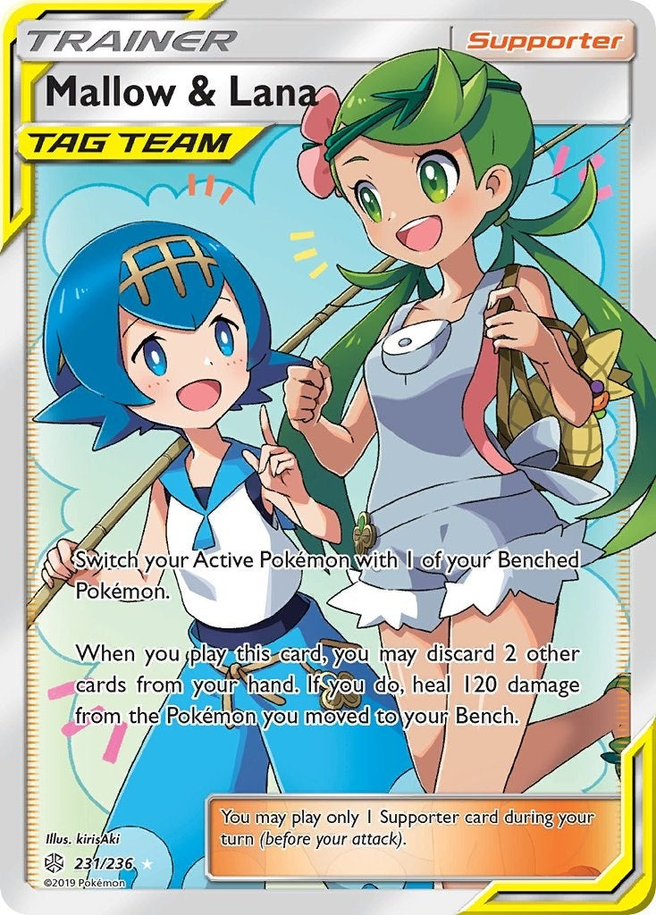 Image for Mallow & Lana (Full Art) (231/236) [SM - Cosmic Eclipse] - Pokemon