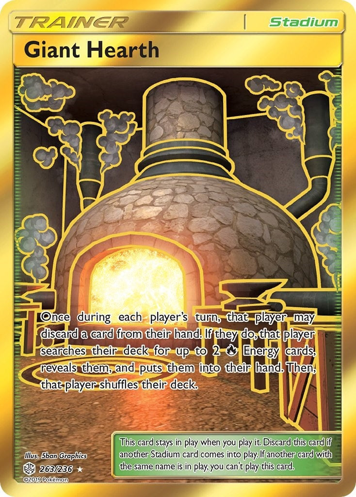 Giant Hearth (Secret) (263/236) (SM - Cosmic Eclipse)