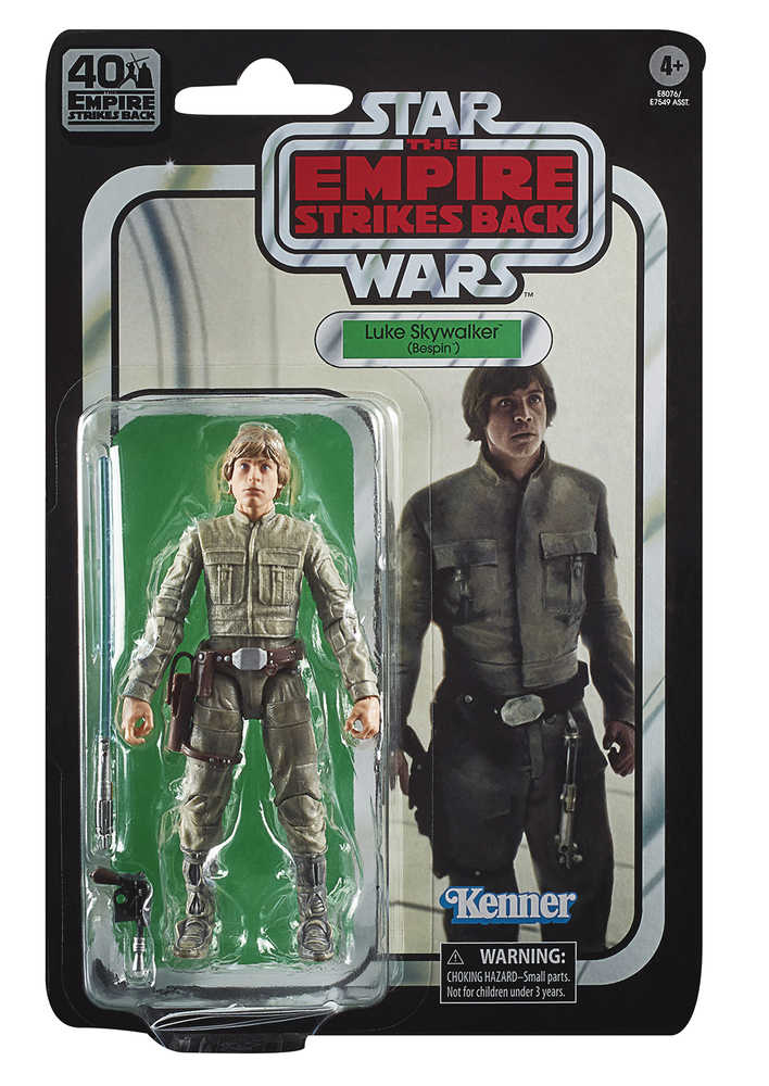 Star Wars Black E5 40th Ann 6in Bespin Luke Action Figure Case