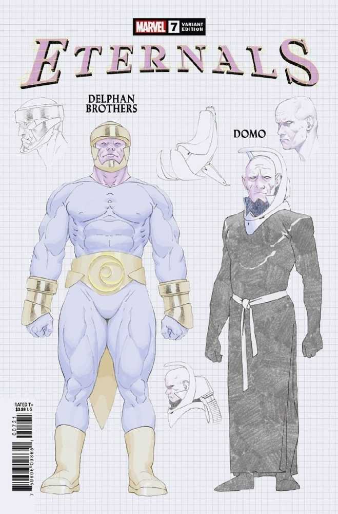 Eternals #7 Ribic Design Variant