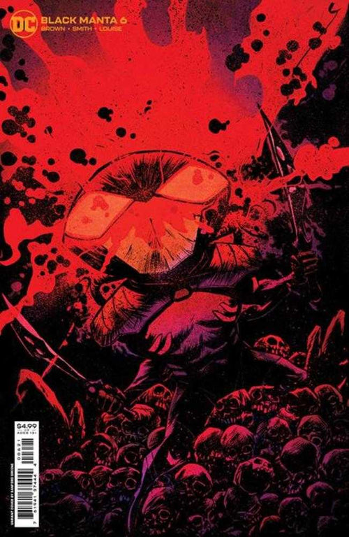 Black Manta #6 (Of 6) Cover B Sanford Greene Card Stock Variant