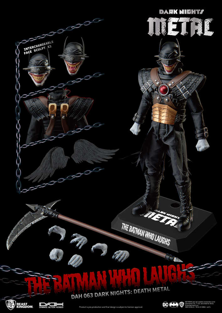 Dark Nights Death Metal Dah-063 Batman Who Laughs Action Figure