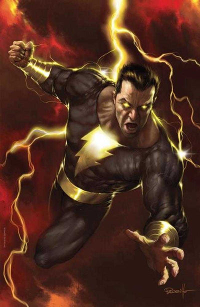 Black Adam #1 Cover H 1 in 100 Lucio Parrillo Card Stock Foil Variant