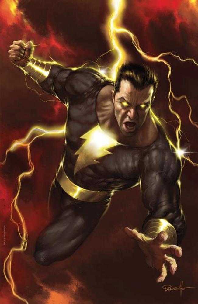 Black Adam #1 Cover H 1 in 100 Lucio Parrillo Card Stock Foil Variant