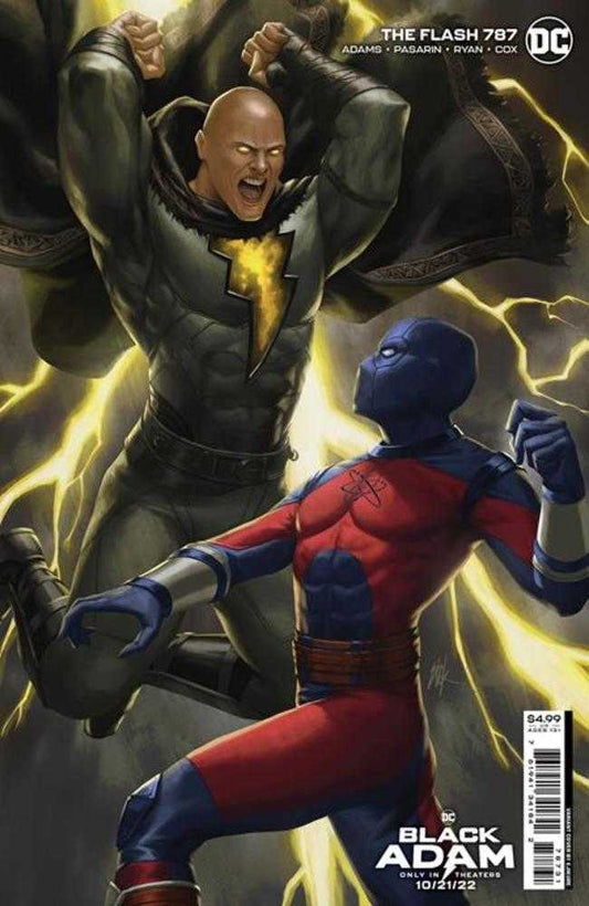 Flash #787 Cover C Ejikure Black Adam Movie Card Stock Variant