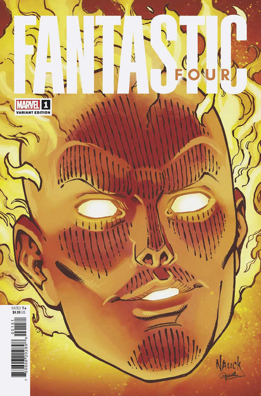 Fantastic Four #1 Nauck Headshot Variant