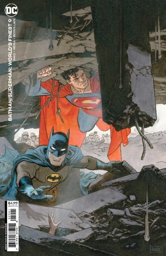 Batman Superman Worlds Finest #9 Cover B Paolo Rivera Card Stock Variant