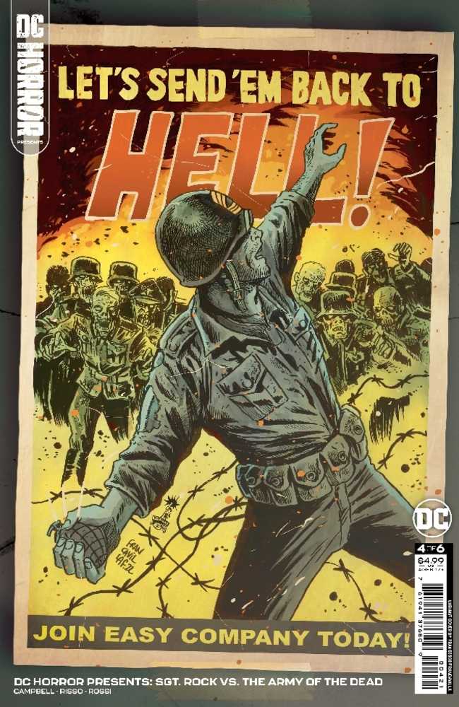 DC Horror Presents Sgt Rock vs The Army Of The Dead #4 (Of 6) Cover B Francesco Francavilla Card Stock Variant (Mature)