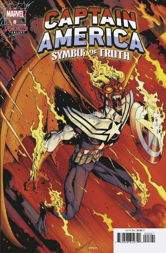 Captain America Symbol Of Truth #8 Bagley Demonized Variant