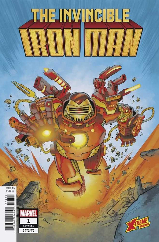 Invincible Iron Man #1 Shalvey X-Treme Marvel Variant