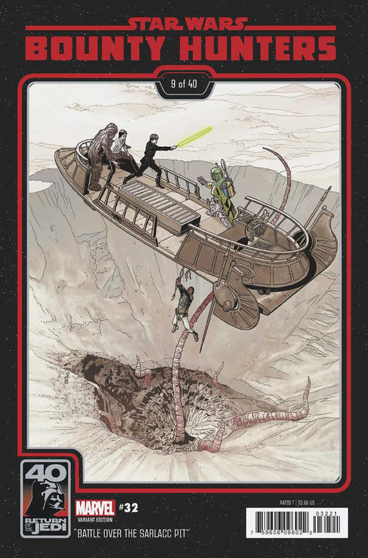 Star Wars: Bounty Hunters 32 Sprouse Return Of The Jedi 40th Anniversary Variant