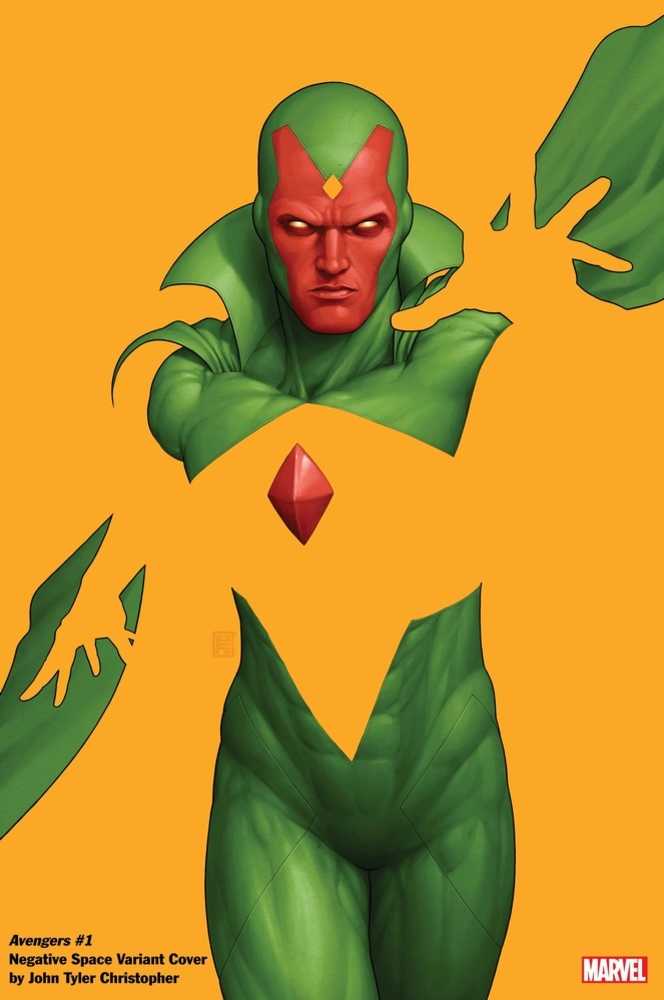 Avengers 1 John Tyler Christopher Negative Space Variant