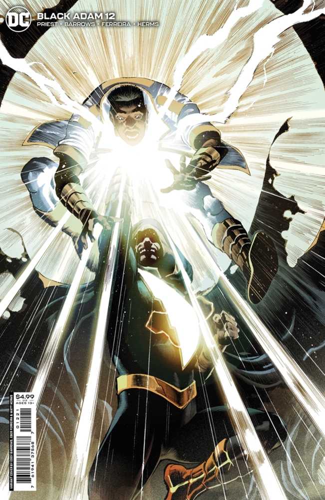 Black Adam #12 (Of 12) Cover B Eddy Barrows Eber Ferreira & Matt Herms Card Stock Variant