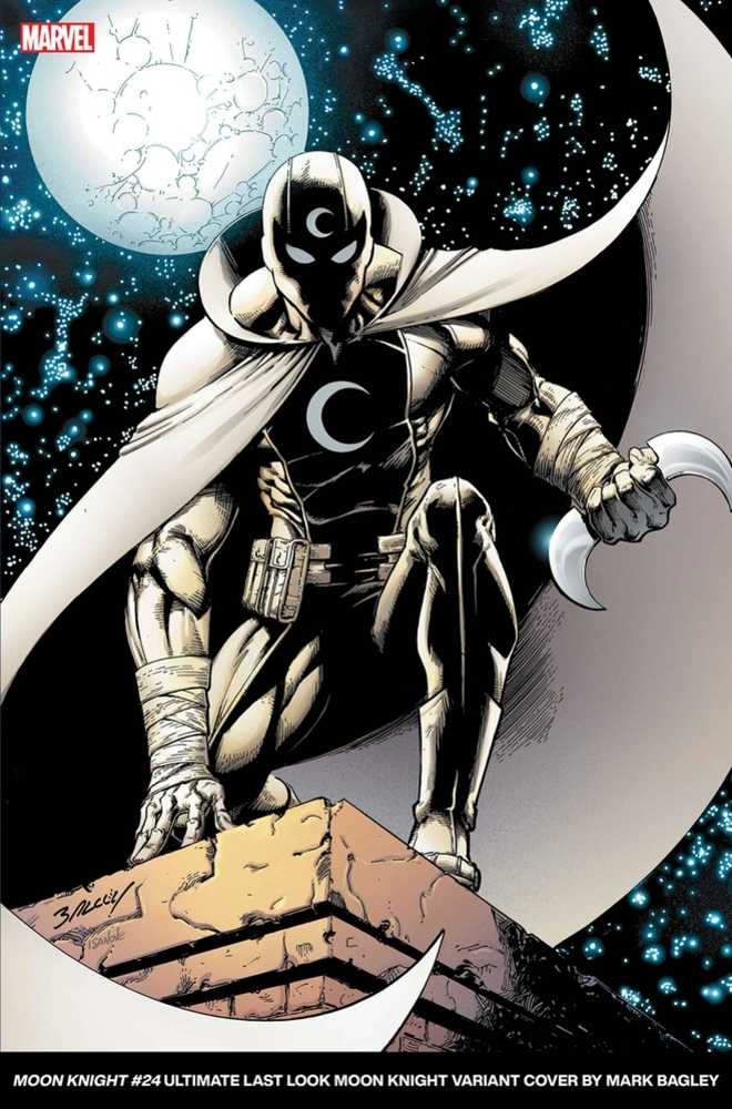 Moon Knight 24 Mark Bagley Ultimate Last Look Variant