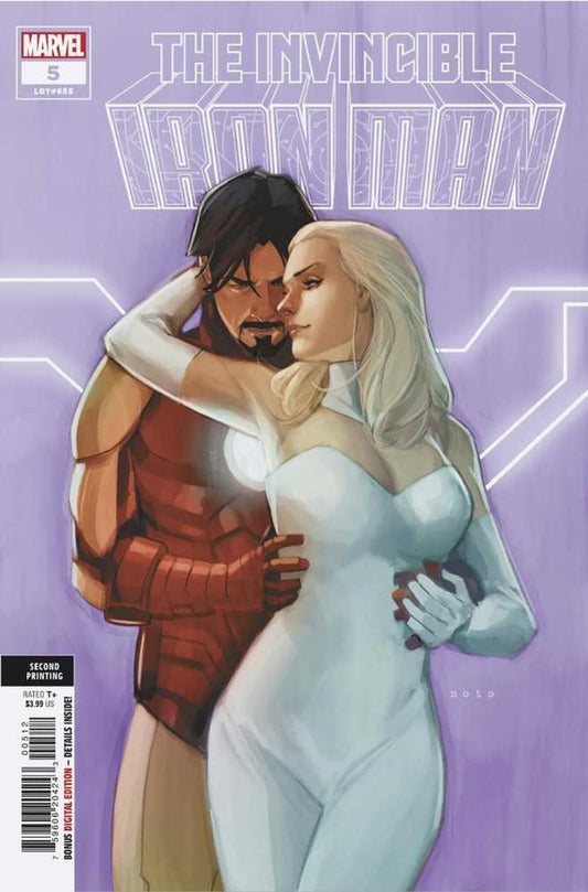 Invincible Iron Man 5 Phil Noto 2nd Print Variant