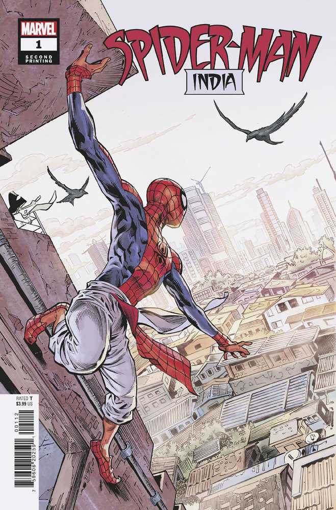 Spider-Man India #1 (Of 4) 2nd Print Abhishek Malsuni Variant