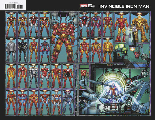 Invincible Iron Man 10 Bob Layton Wraparound Variant [Fall]