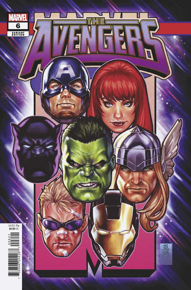 Avengers 6 Mark Brooks Corner Box Variant