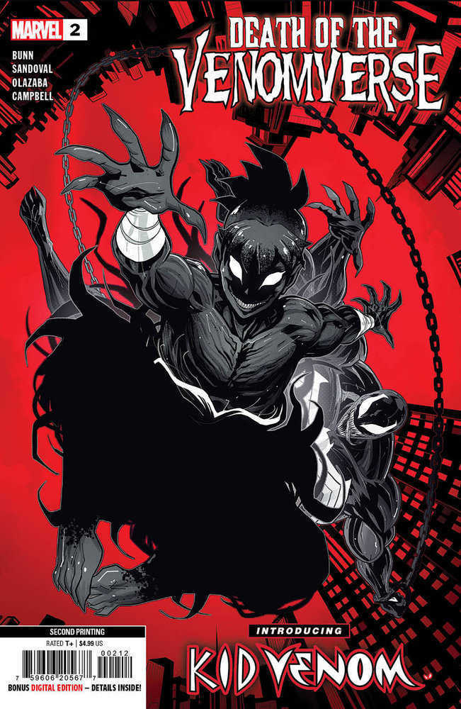 Death Of The Venomverse 2 Luciano Vecchio 2nd Print Variant