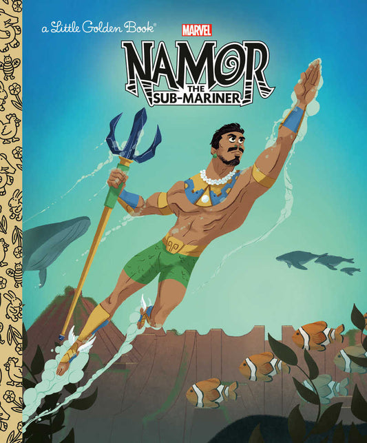 Namor The Sub-Mariner Little Golden Book Marvel