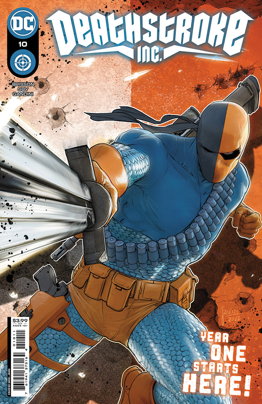 Deathstroke Inc #10 Cover A Mikel Janin