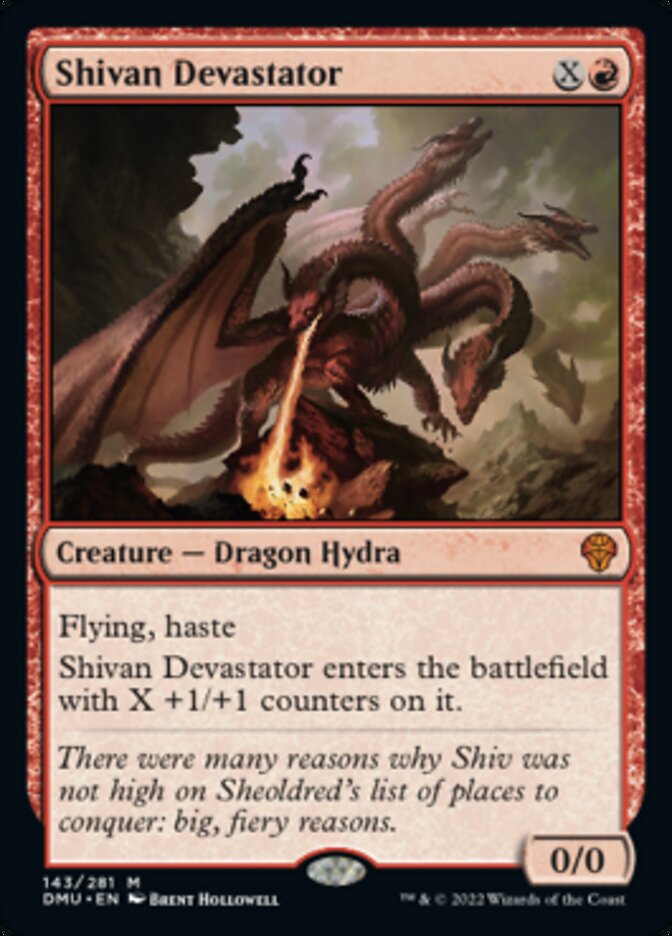 Shivan Devastator (143) (Dominaria United)