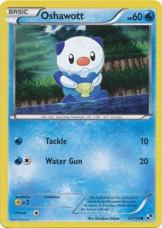 Image for Oshawott - 27/114 (Cosmos Holo) (027/114) [Alternate Art Promos] - Pokemon