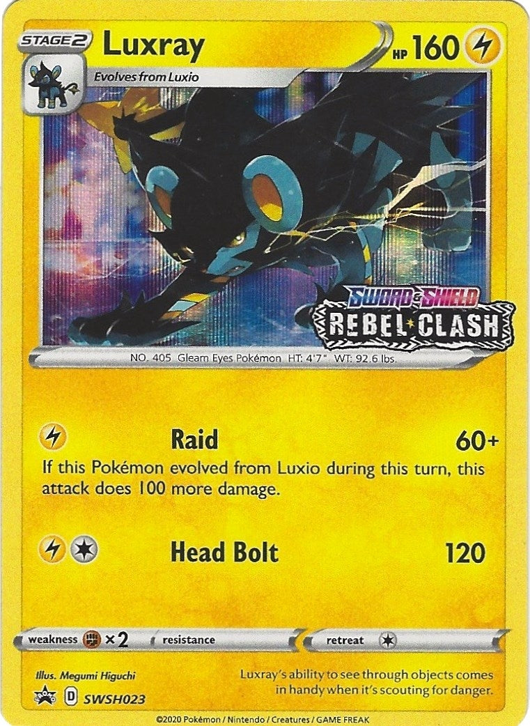 Image for Luxray - SWSH023 (Prerelease) (SWSH023) [SWSH: Sword & Shield Promo Cards] - Pokemon