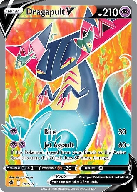 Image for Dragapult V (Full Art) (183/192) [SWSH02: Rebel Clash] - Pokemon
