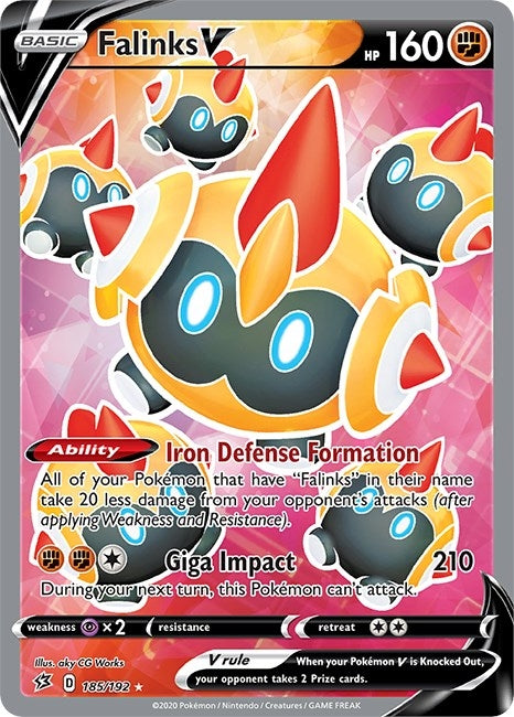Image for Falinks V (Full Art) (185/192) [SWSH02: Rebel Clash] - Pokemon